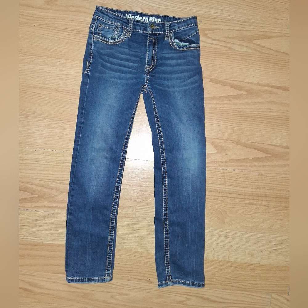 Western Blue  Boy's Jeans Size 10 Pre-owned